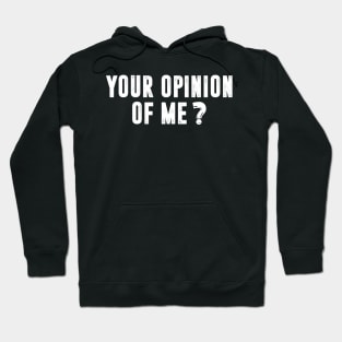 Your Opinion of Me Hoodie